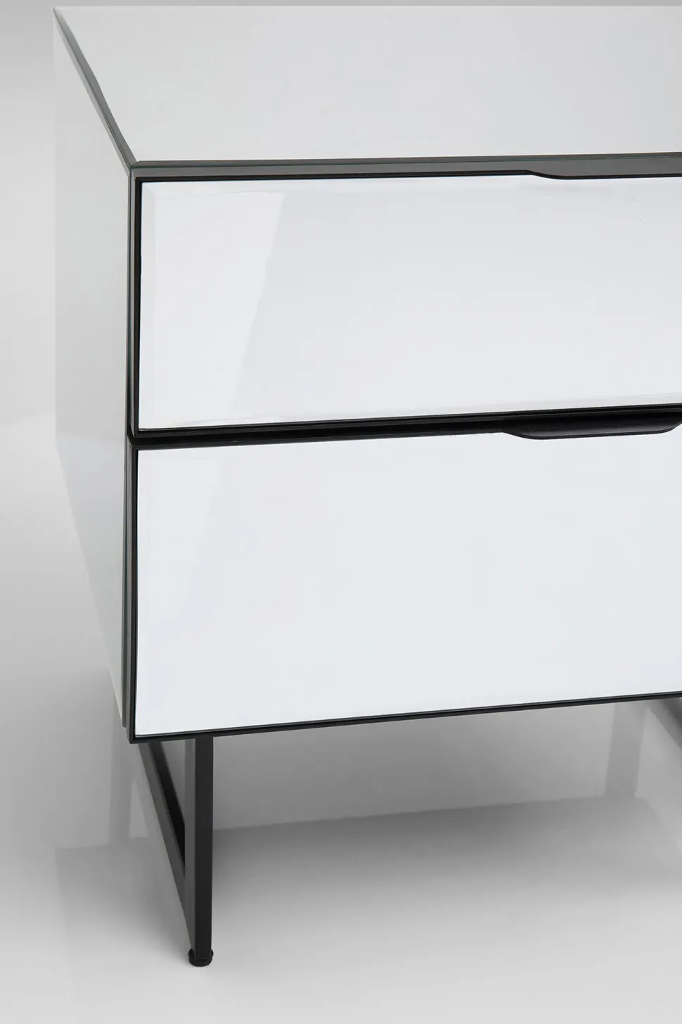 Kommode Klein Soran Schwarz 49x50cm