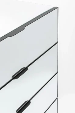 Kommode Soran 5 Schübe Schwarz 65x114cm