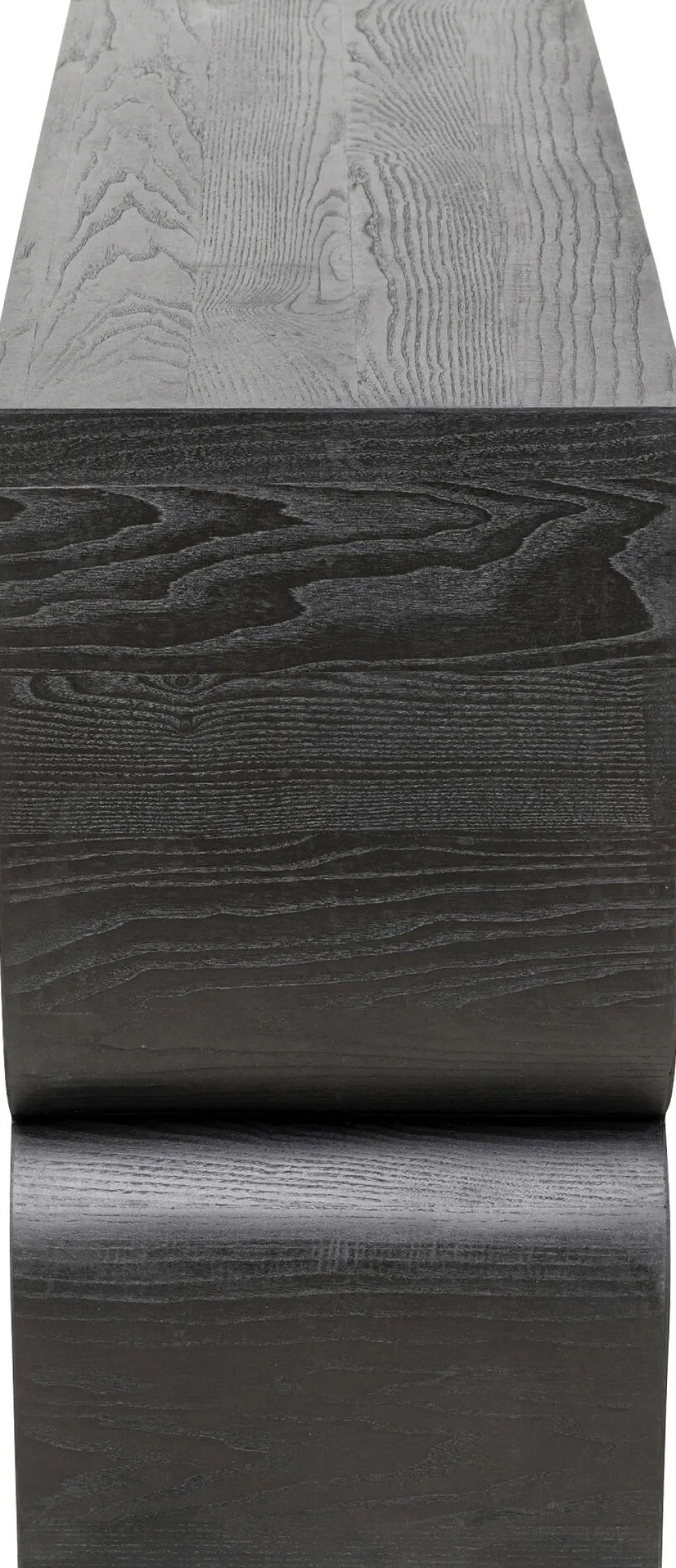 Konsole Curve Schwarz 120x76cm