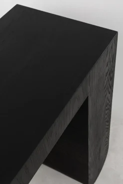 Konsole Curve Schwarz 120x76cm