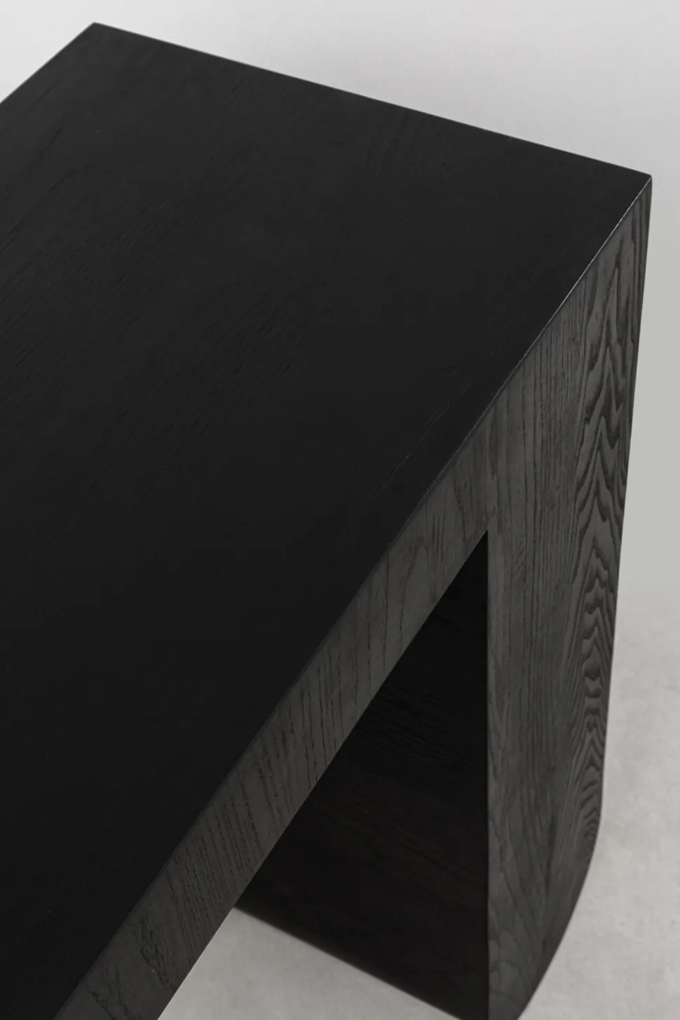 Konsole Curve Schwarz 120x76cm