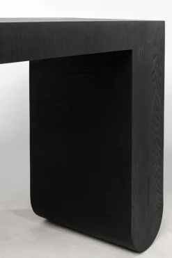 Konsole Curve Schwarz 120x76cm