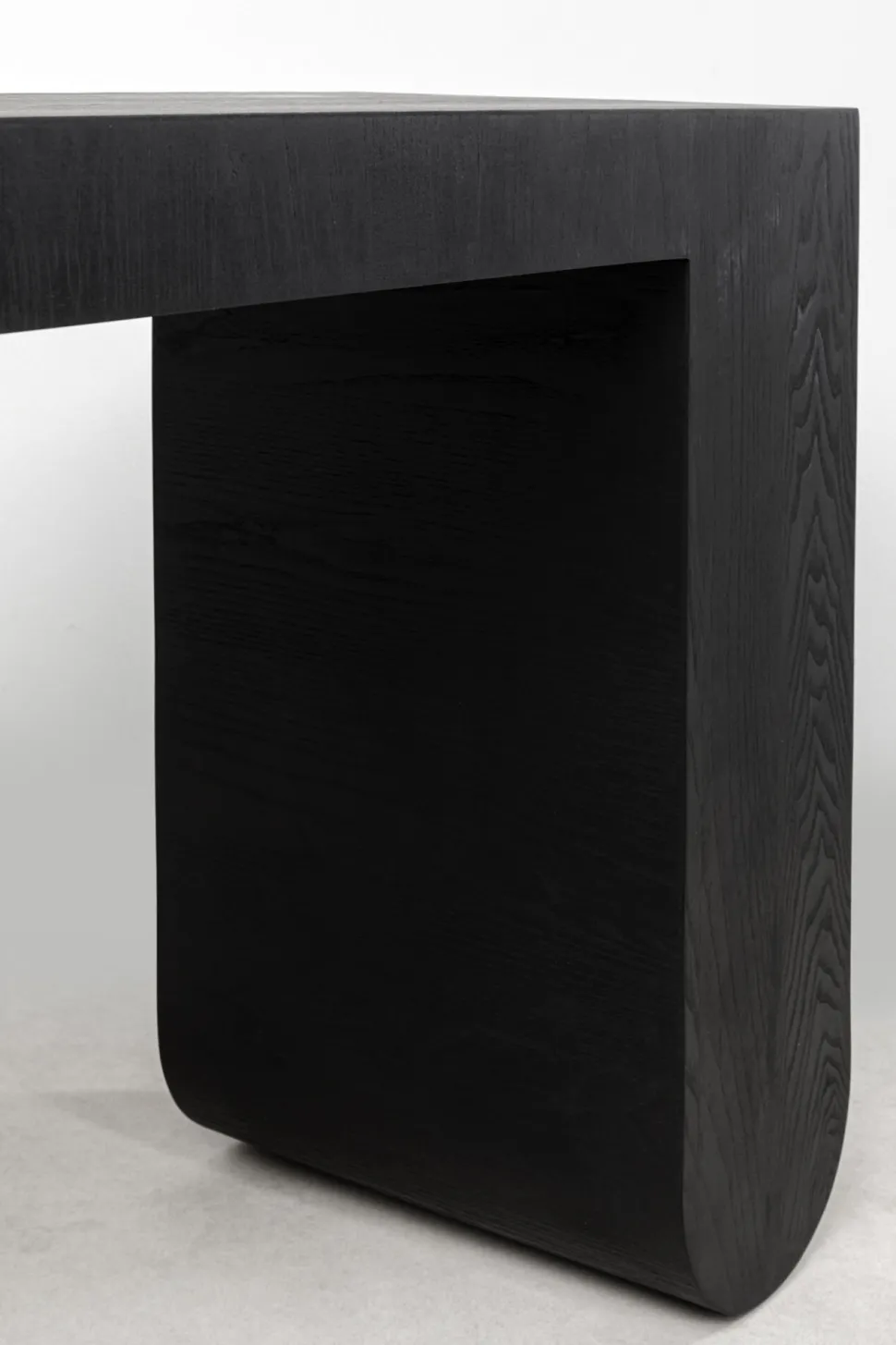 Konsole Curve Schwarz 120x76cm