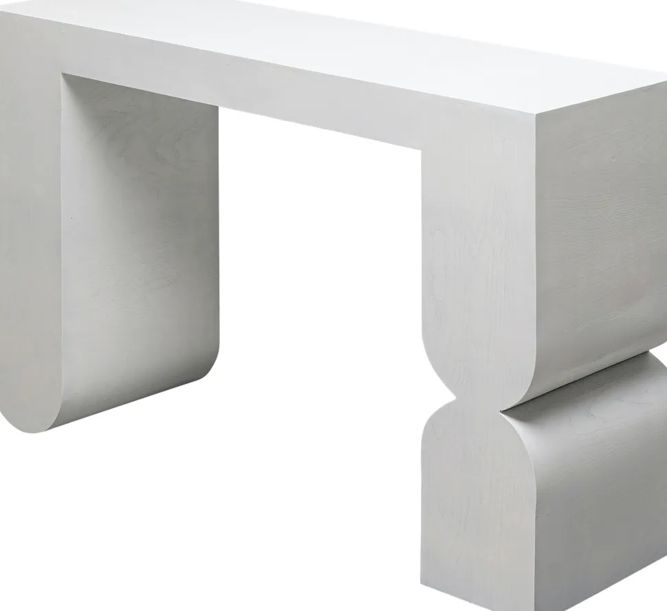 Konsole Curve Weiß 120x76cm