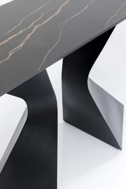 Konsole Gloria Schwarz Keramik 140x81cm