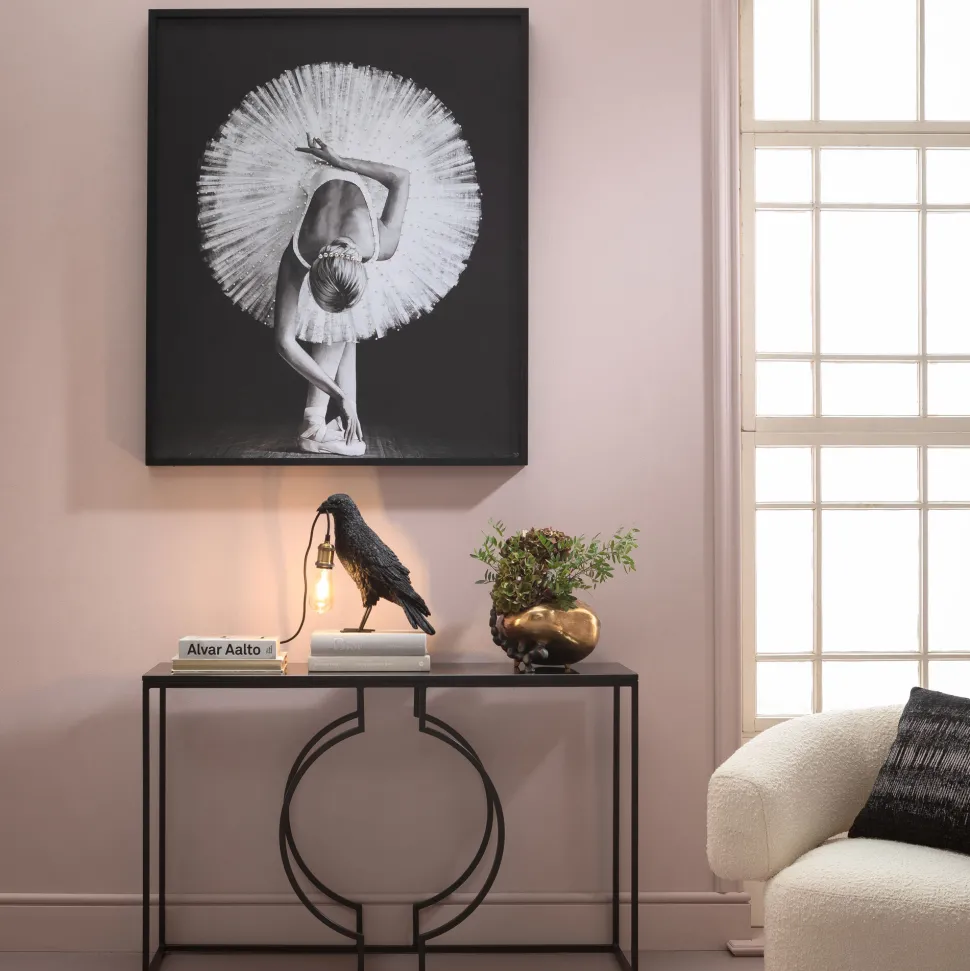 Konsole Miami Loft Schwarz 120x75cm