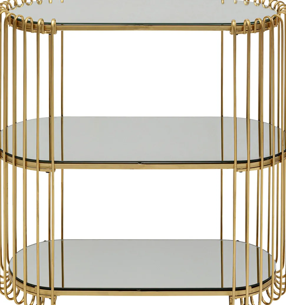 Konsole Wire Brass 81x78cm