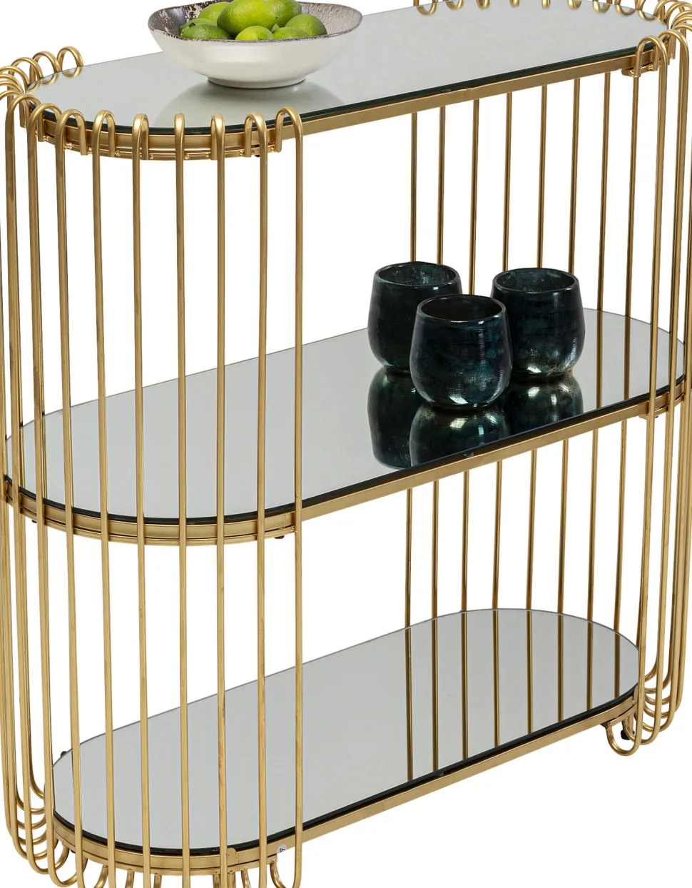 Konsole Wire Brass 81x78cm