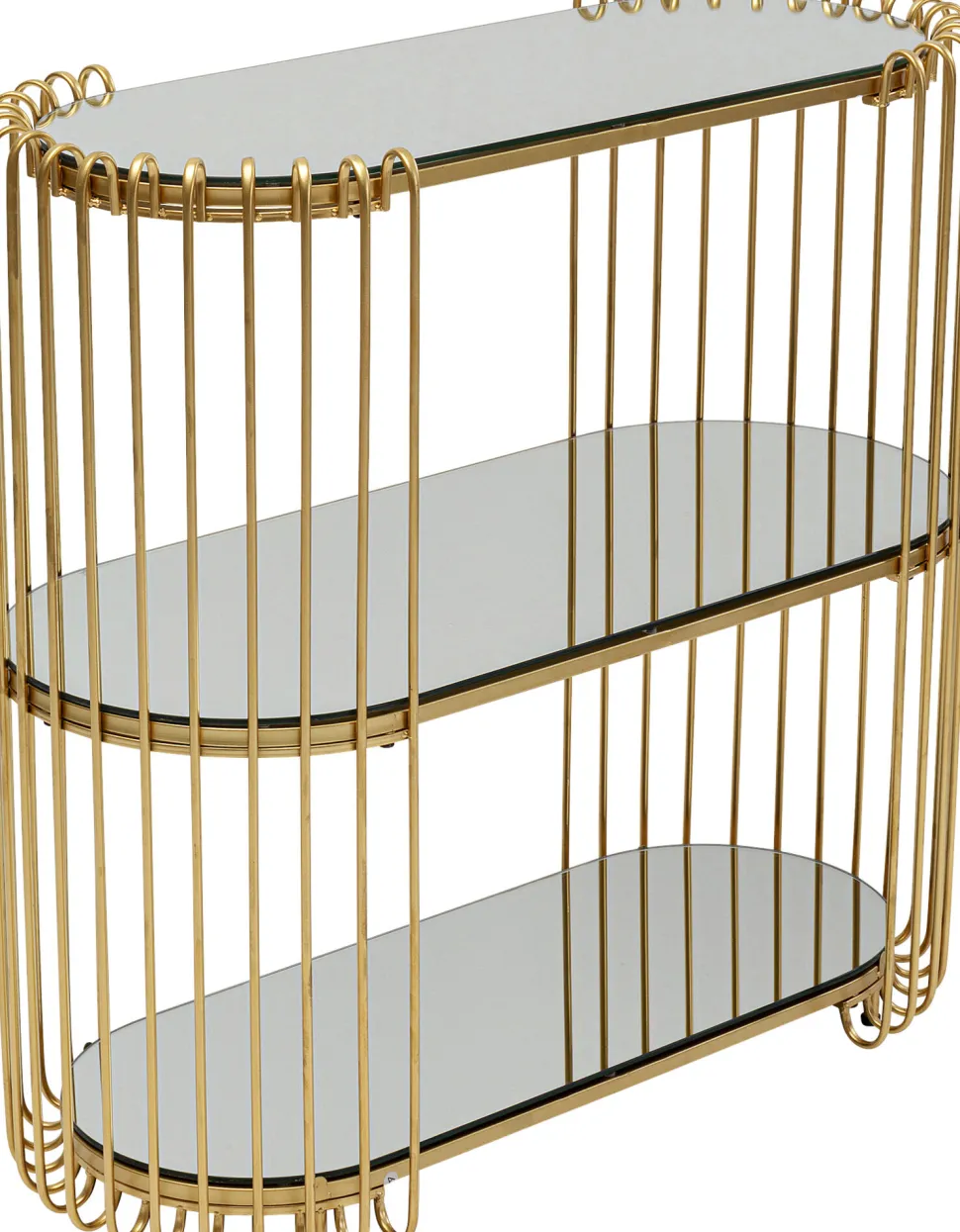 Konsole Wire Brass 81x78cm