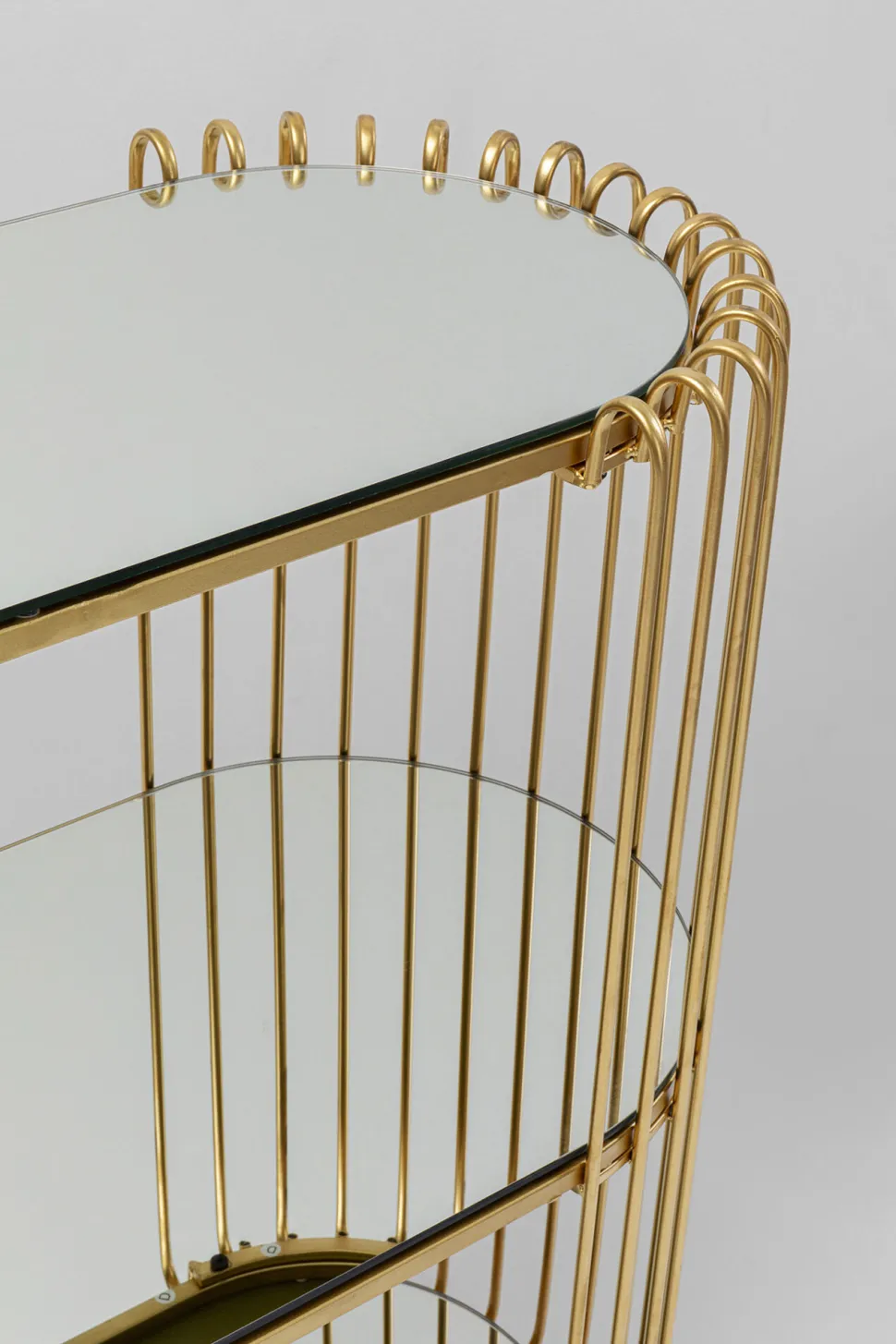 Konsole Wire Brass 81x78cm