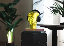 Kopfhörerständer Transparent Sortiert 29cm