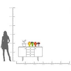 Kopfhörerständer Transparent Sortiert 29cm
