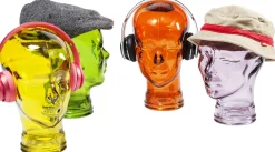 Kopfhörerständer Transparent Sortiert 29cm