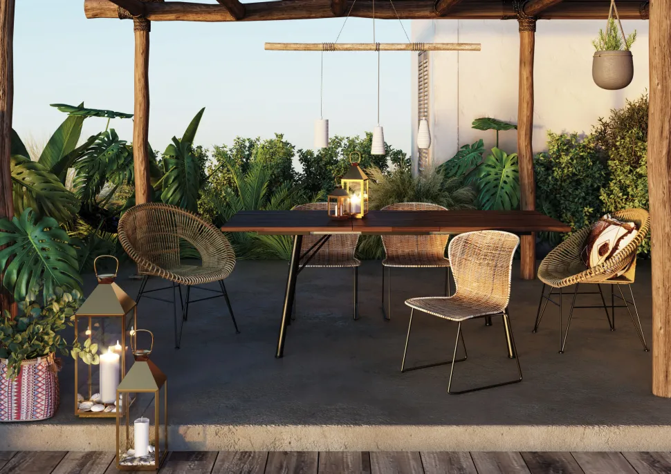 Laterne Giardino Gold (4/Set)