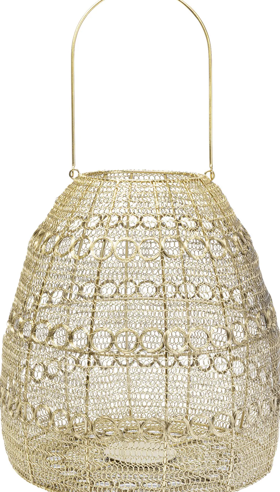 Laterne Hayat Cone Brass 37cm