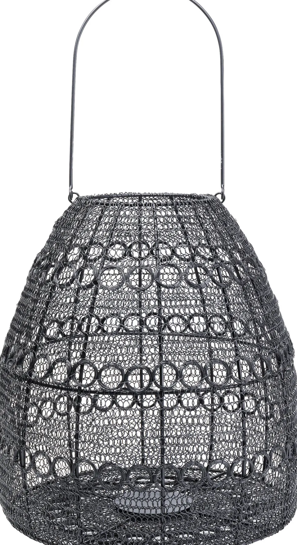 Laterne Hayat Cone Schwarz 37cm