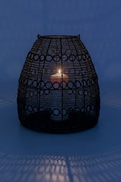 Laterne Hayat Cone Schwarz 37cm