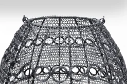 Laterne Hayat Cone Schwarz 37cm