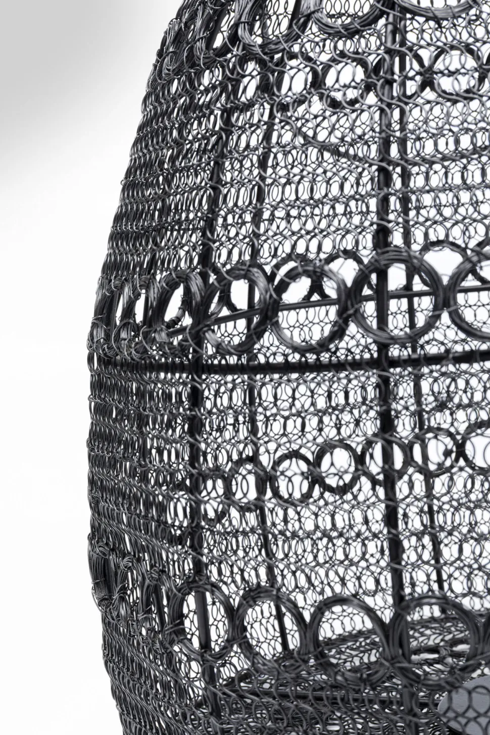 Laterne Hayat Cone Schwarz 37cm