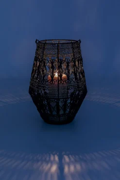 Laterne Hayat Schwarz 33cm