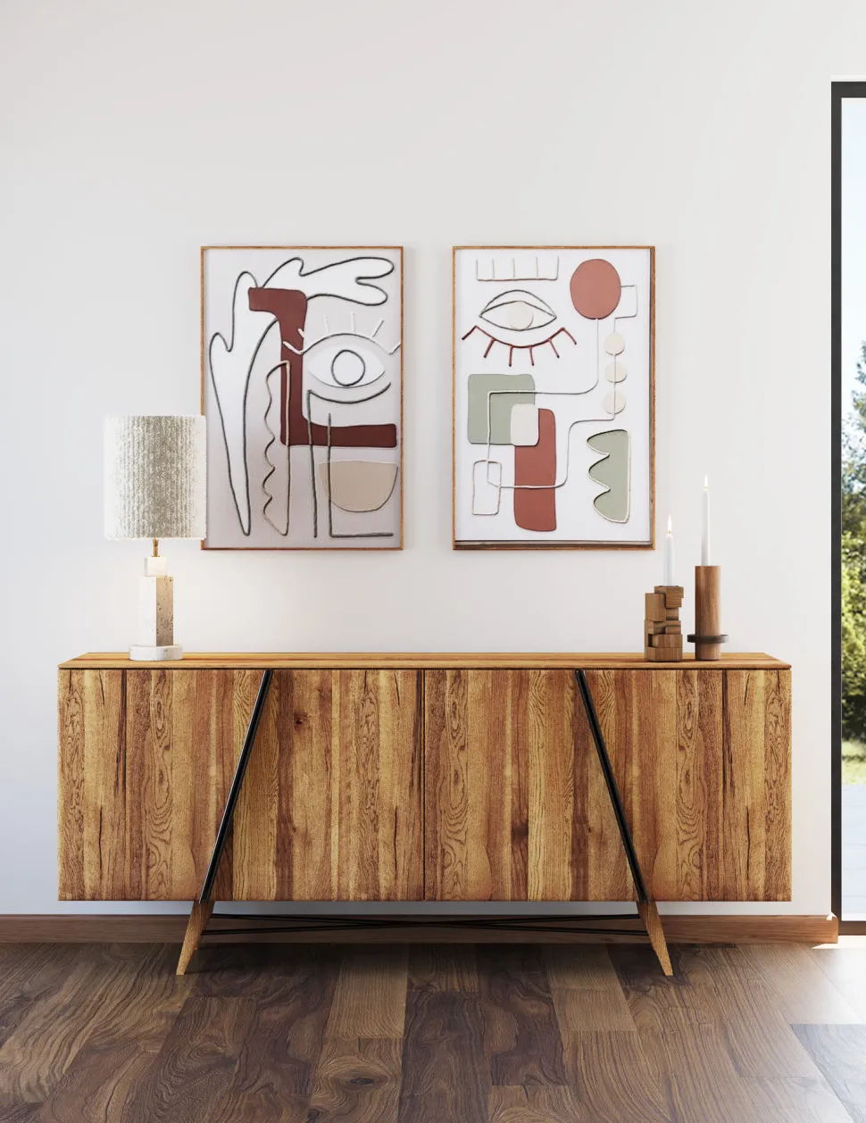 Leinwandbild Art Eye Rechts 60x90cm