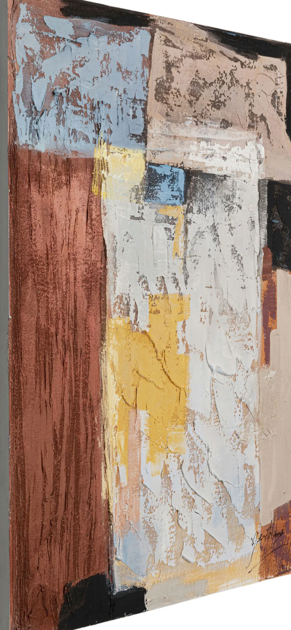 Leinwandbild Art Splash Orange 90x120cm