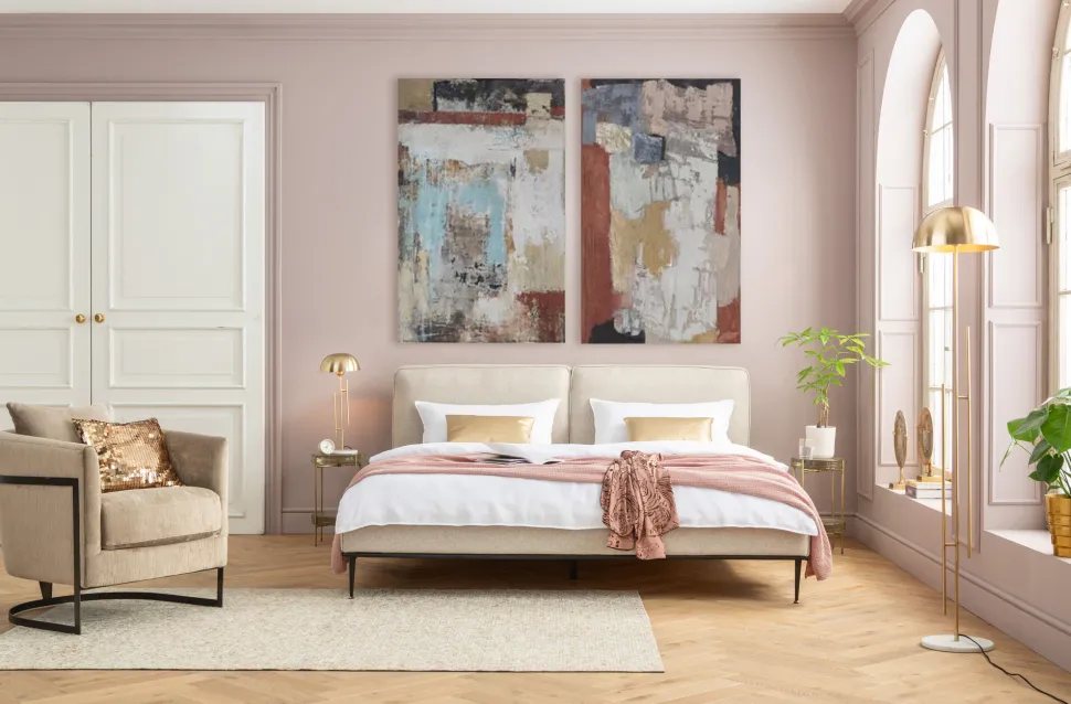 Leinwandbild Art Splash Orange 90x120cm