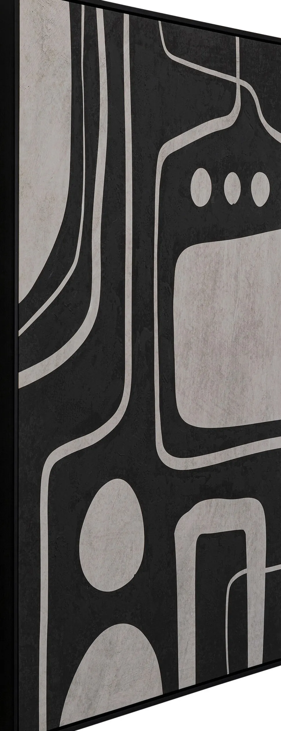 Leinwandbild Artistic Blacky 70x110cm