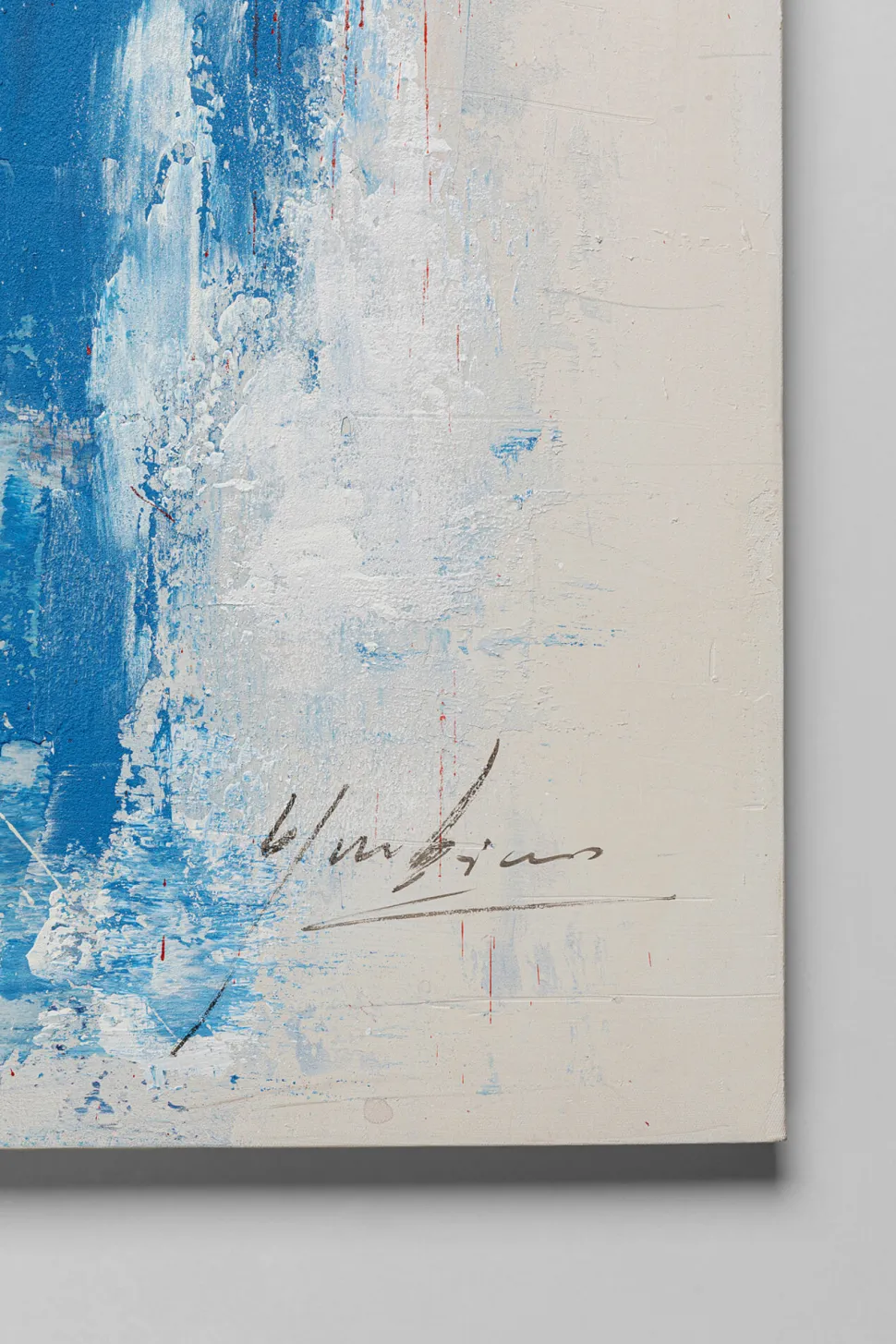 Leinwandbild Be Happy 150x120cm