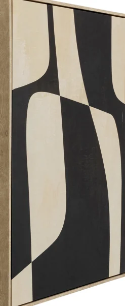 Leinwandbild Classic Shape Blacky 60x90cm