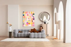 Leinwandbild Diva Pixel 120x90cm