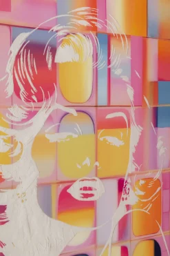 Leinwandbild Diva Pixel 120x90cm