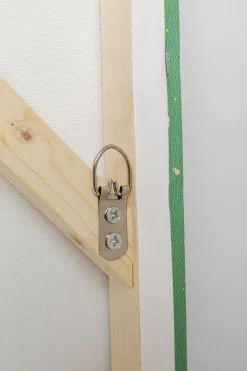 Leinwandbild Flower Boat Grün Gelb 80x100cm