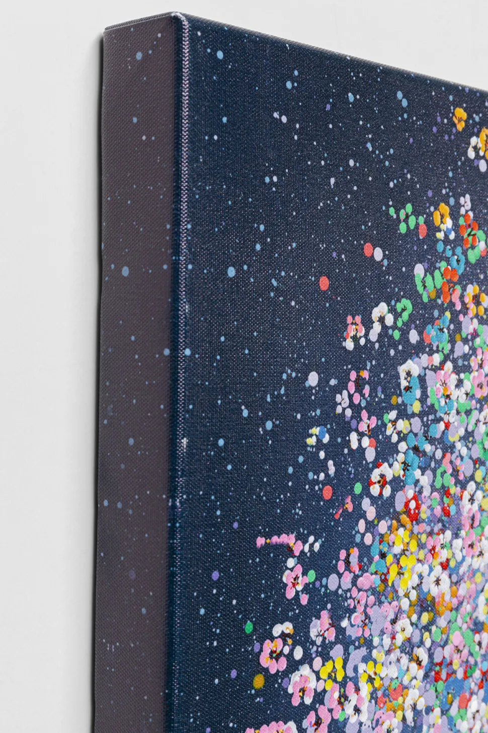 Leinwandbild Flying Elephant At Night 120x160cm