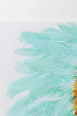 Leinwandbild Headdress Dog 80x80cm