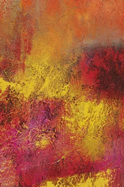 Leinwandbild Jardin Rot 125x215cm