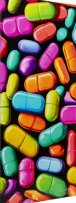 Leinwandbild Pastilla Colore 70x140cm