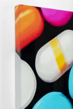 Leinwandbild Pastilla Stripes 70x140cm