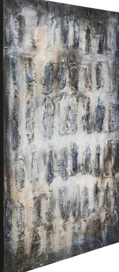 Leinwandbild Shadows Grau 90x120cm