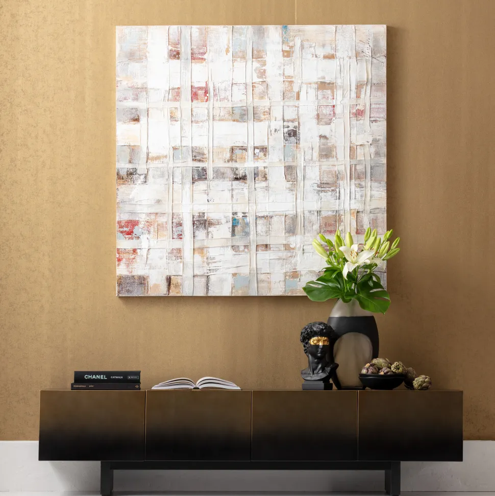 Leinwandbild Treccia 120x120cm