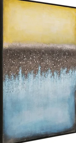 Leinwandbild Vista Blau 90x120cm