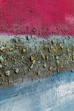 Leinwandbild Vista Rot 90x120cm