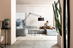 Lucca Schlussecke Elements Links Grau 89cm