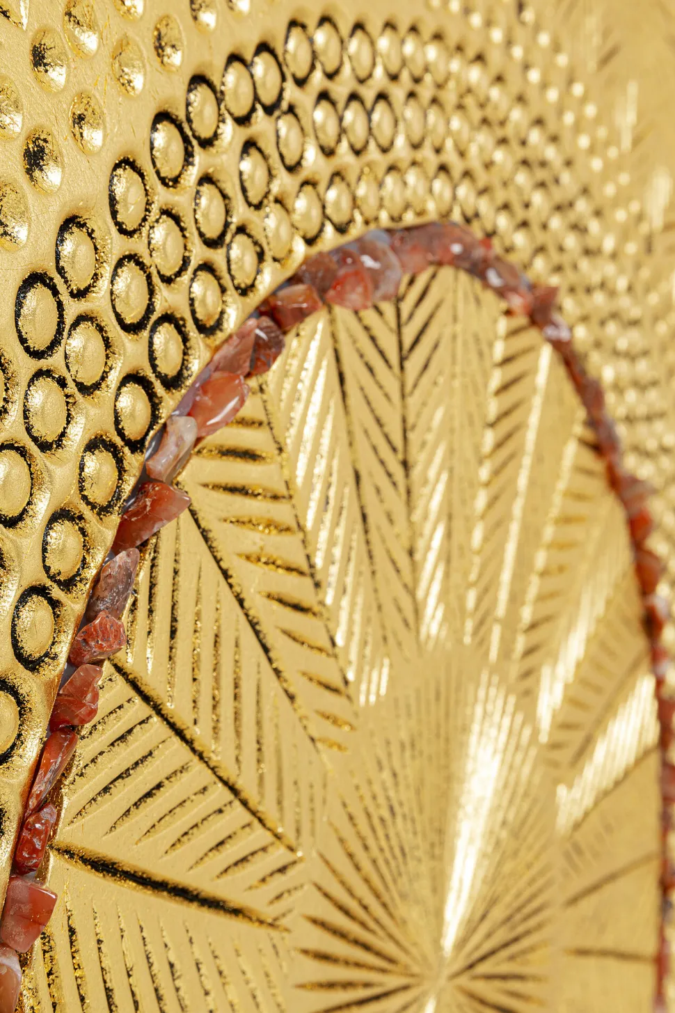 Objektbild Art Geometric Circle Gold 120x120cm