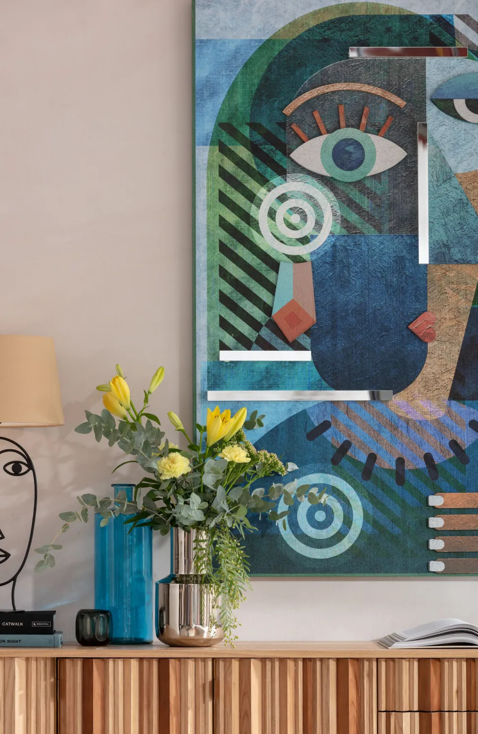 Objektbild Geometric Woman 100x150cm