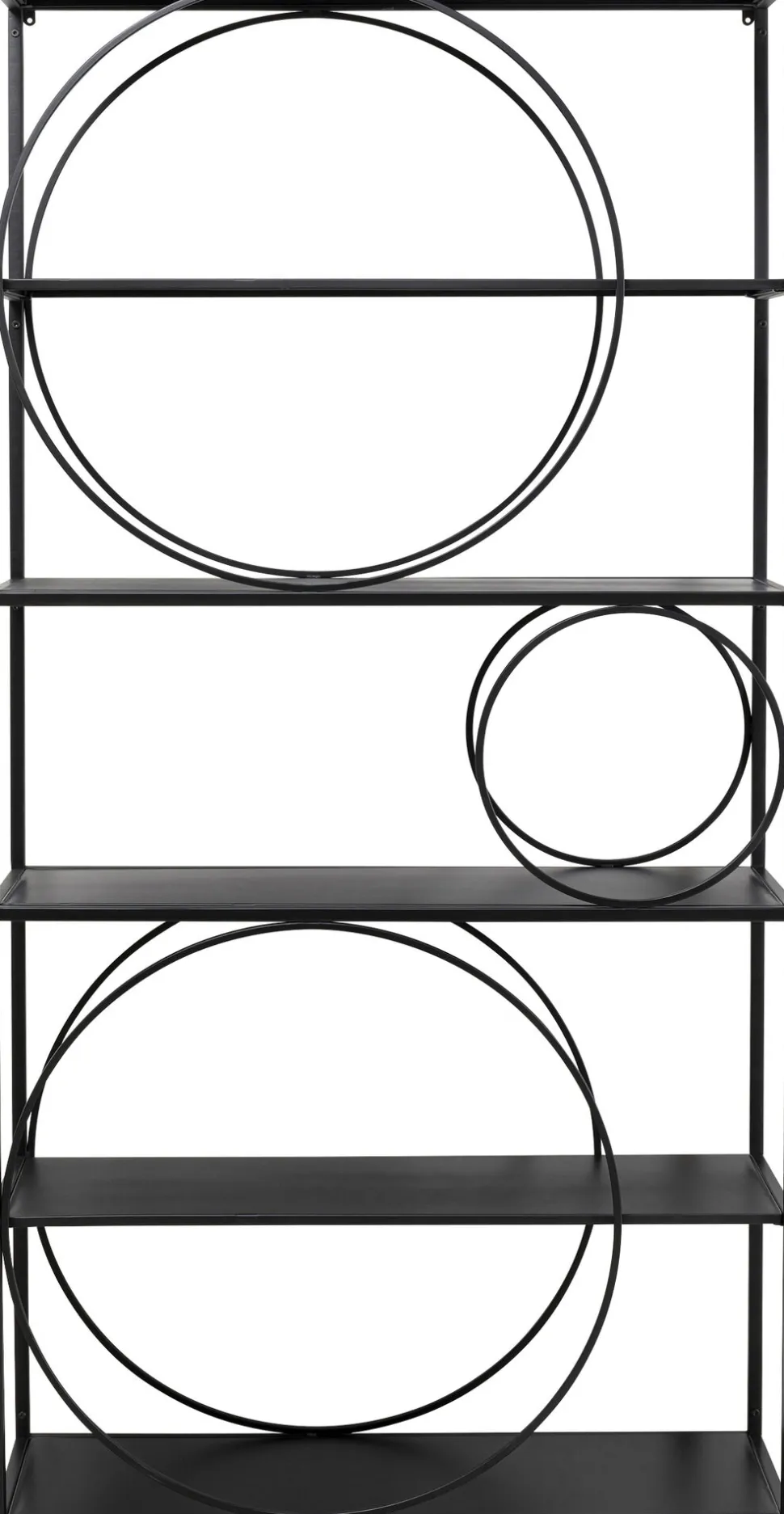 Regal Circle Schwarz 100x200cm