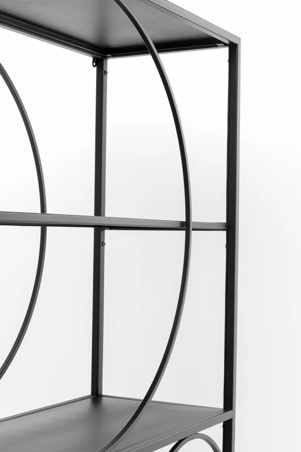 Regal Circle Schwarz 100x200cm