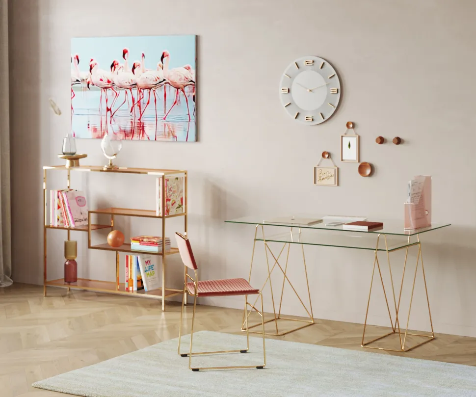 Regal Loft Gold 115x100cm