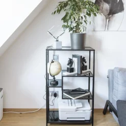 Regal Loft Schwarz 60x100cm