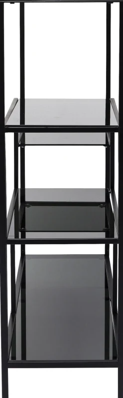 Regal Loft Schwarz 115x100cm